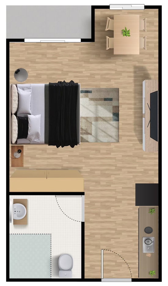รูป ขายคอนโดมือหนึ่ง ทำเลทองเชียงใหม่ 🏢 📍 ใกล้ มช. นิมมาน และห้าง MAYA 💰 ราคาเริ่มต้น 1.79 ล้านบาท - รูปที่ 6/10