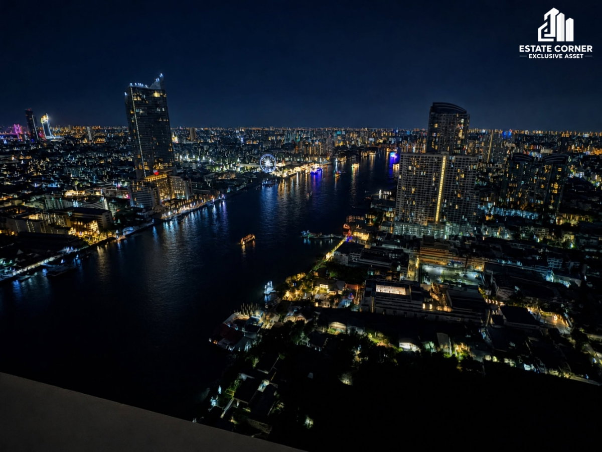 รูป ขายคอนโด Chapter Charoennakorn - Riverside ชั้น 42 วิวโค้งแม่น้ำเจ้าพระยา | 2 ห้องนอน 79 ตร.ม. แต่งครบพร้อมอยู่! - รูปที่ 9/10