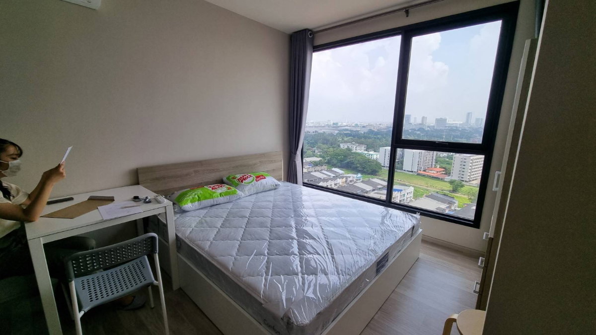 ให้เช่าคอนโด Ideo mobi sukhumvit eastpoint คอนโดแต่งครบพร้อมเข้าอยู่ใกล้รถไฟฟ้าBTSบางนาเพียง250เมตรเท่านั้น!!