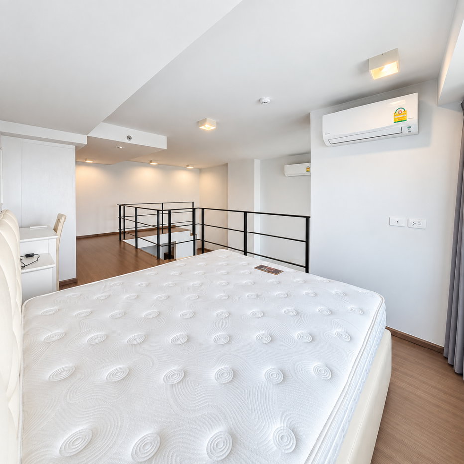 รูป 🔥 ไอดีโอ นิว รามา 9  2 ห้องนอน 53 ตรม. ห้อง Hybrid / Loft เพดานสูง Double Volume  พื้นที่ 53 ตร.ม. - รูปที่ 8/14