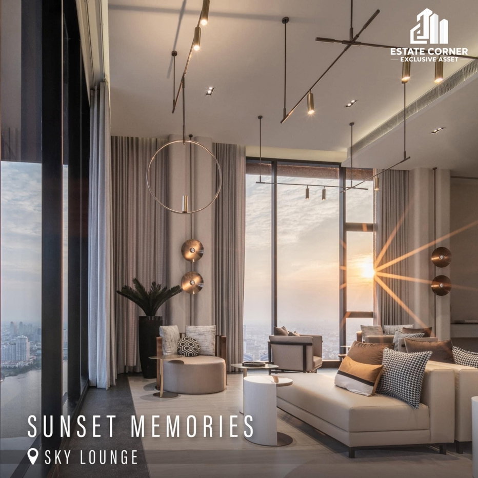 รูป ให้เช่าคอนโด Chapter Charoennakorn - Riverside ชั้น 42 วิวโค้งแม่น้ำเจ้าพระยา | 2 ห้องนอน 79 ตร.ม. แต่งครบพร้อมอยู่! - รูปที่ 3/10