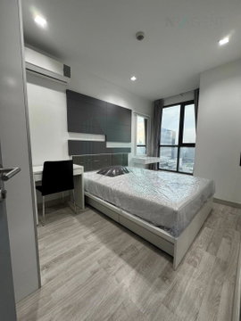 📌 For Rent Condo IDEO MOBI RAMA 9 Building 1, Floor 23,1 bed room, Room size 31 sqm