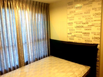 Condos for rent : 🔺 For Rent Condo THE BASE RAMA 9 - RAMKHAMHAENG Building 1, Floor 19,1 bed room, Room size 30.00 sqm