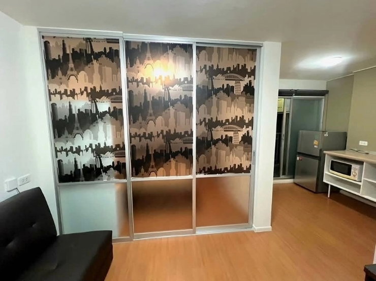 picture ðĨ NTC Home â For Rent: Lumpini Township Rangsit-Khlong 1 (near Future Park Rangsit). Building D1, 5th floor, 26 sq.m., with a partitioned bedroom. - 7/12