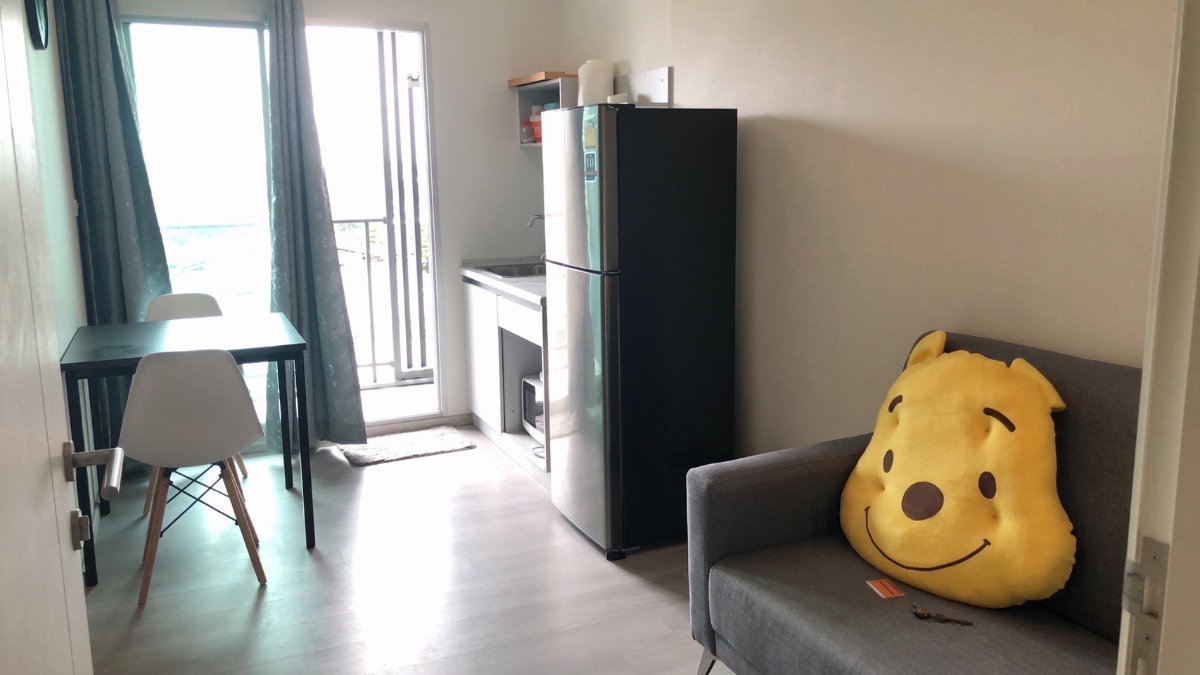 รูป (ว่างพร้อมเข้าอยู่06/11/69)คอนโดให้เช่าPlum Condo InterchangeRAM60 27 ตรม.1ห้องนอน ตึกF ชั้น 8เฟอร์นิเจอร์ครบ ห้องวิวสระว่ายน้ำ ไม่มีตึกบัง - รูปที่ 4/14