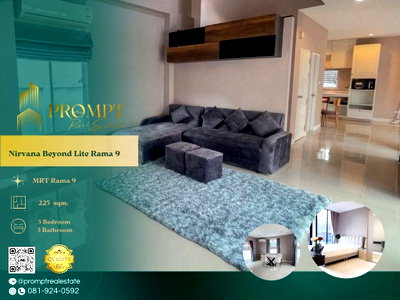 เช่าบ้านเดี่ยว กรุงเทพมหานคร : MN05247 - Nirvana Beyond Lite Rama 9 : MRT Rama 9