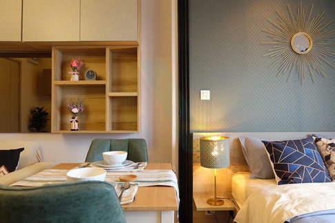 📌 For Rent Condo THE POLITAN RIVE Building 1, Floor 17,1 bed room, Room size 31.00 sqm