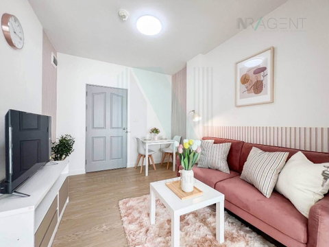 For Rent Condo THE KITH SUKHUMVIT 113 Building , Floor 4,1 bed room, Room size 28.84 sqm