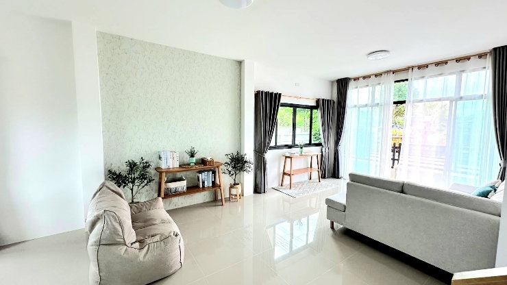 รูป ขายบ้านใหม่ ( บ้านตัวอย่าง ) 2 ชั้น
บ้านสวยพร้อมเฟอร์ แต่งครบ พร้อมอยู่ ขนาด 38 ตร.วา
- รูปที่ 4/13