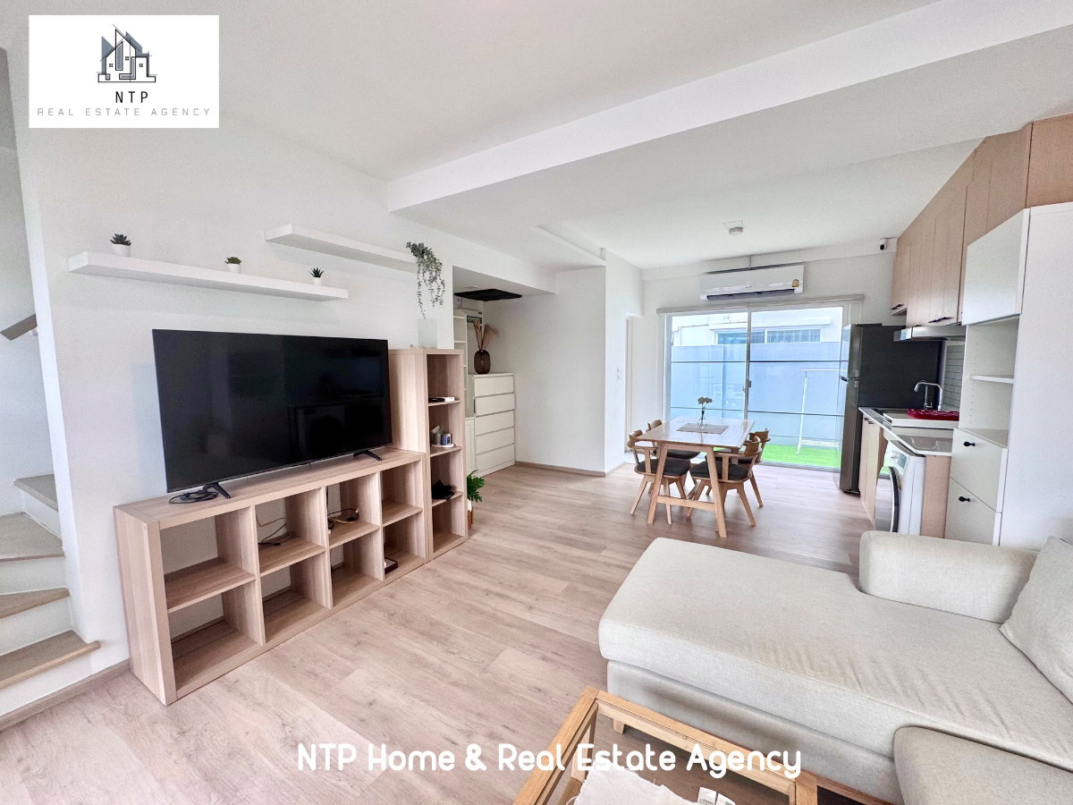 รูป ให้เช่า|For rent : Townhome 2 ชั้น หมู่บ้าน Indy2 Bangna-Ramkhamhaeng 2 ใกล้ Mega Bangna บ้านตกแต่งสไตล์ Minimal ราคาดีมาก พร้อมเข้าอยู่  - รูปที่ 2/23