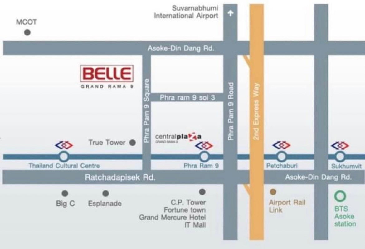 picture Condo for Rent: Belle Grand Rama 9 - 23/23