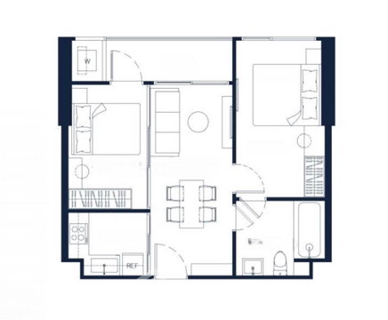 18th-Floor 2-BR Condo At PTY Residence Sai 1, Pattaya South (ID 3419071)