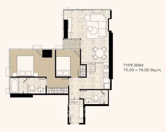picture 36th-Floor 2-BR Condo At Ashton Silom Near BTS Chong Nonsi (ID 3415041) - 11/13