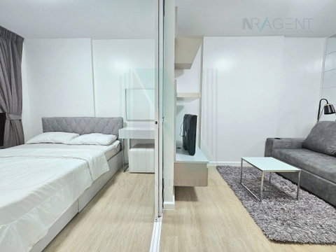 For Rent Condo DCONDO RAMKHAMHAENG Building D, Floor 7,1 bed room, Room size 30.00 sqm