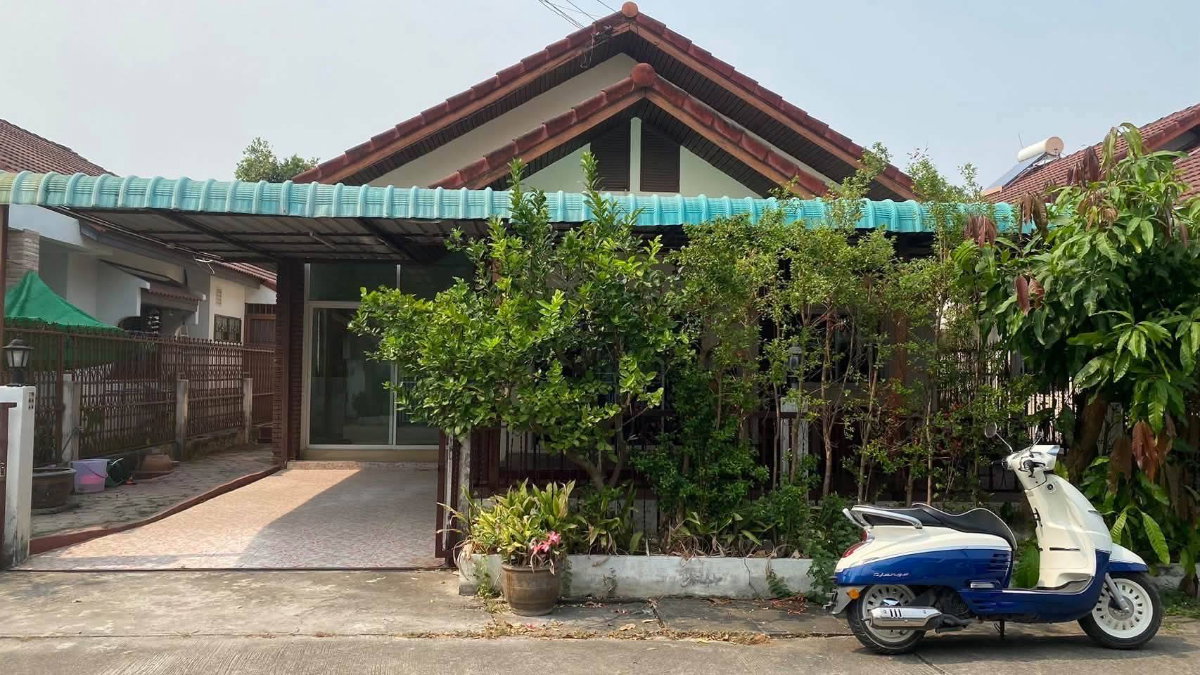 รูป ขายบ้านเดี่ยว 1 ชั้น หมู่บ้านเอื้องหลวง อ.เมือง จ.เชียงใหม่ ย่านช้างเผือก (H603) T.0946511456 - รูปที่ 2/7