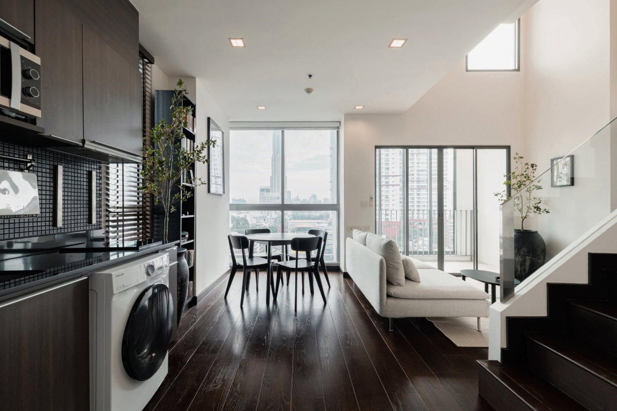 รูป ขายคอนโด IDEO Q Phayathai (63 ตร.ม.) Duplex 1นอน2น้ำ ใกล้ BTS พญาไท - รูปที่ 3/12