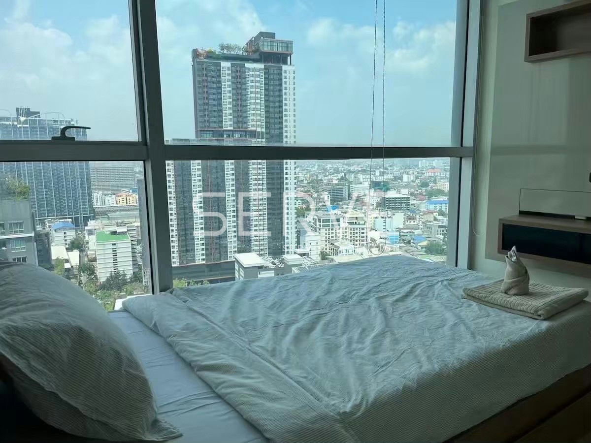 รูป 🔥ห้องกว้าง 2นอน ตกแต่งครบ มีอ่างอาบน้ำ ชั้นสูง วิวโล่ง เฟอร์ครบ พร้อมเข้าอยู่ คอนโดทำเลดีมาก ติด MRT ห้วยขวาง @ Rhythm Ratchada - Huai Khwang - รูปที่ 4/8