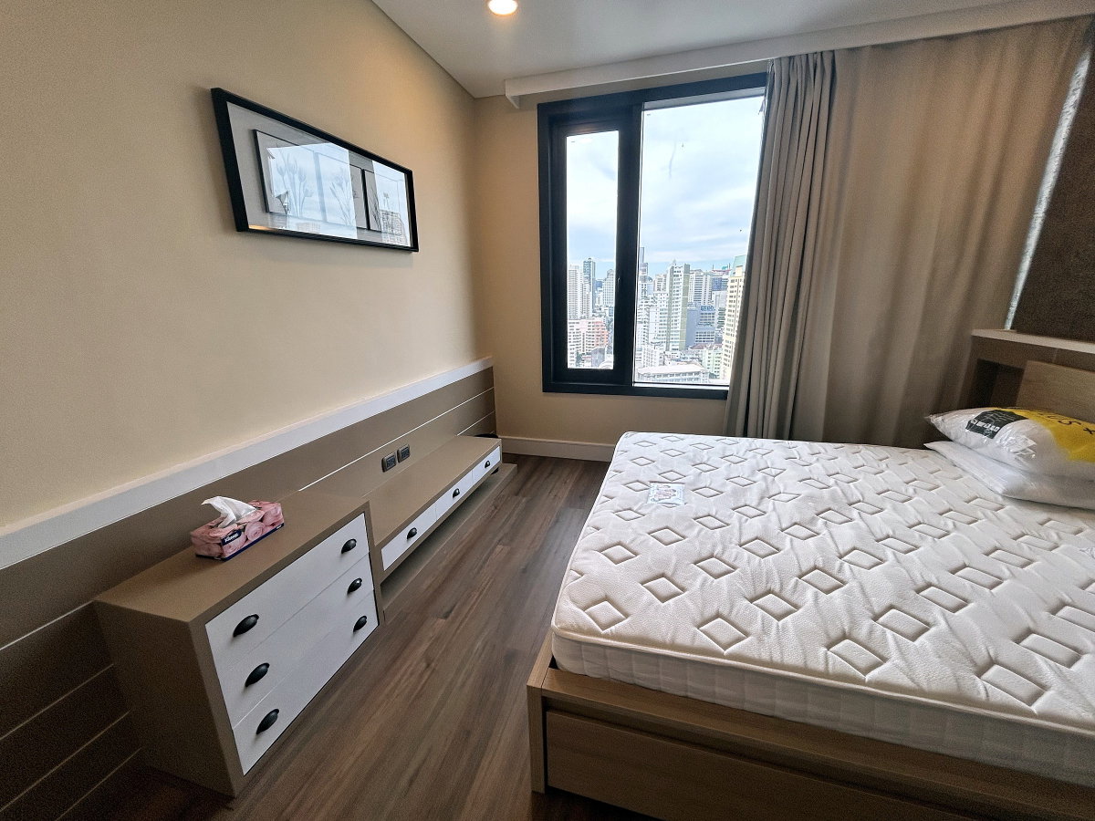 รูป ให้เช่า คอนโด 1 ห้องนอน 1 ห้องน้ำ 52 ตร.ม. ชั้น 20 Aguston Sukhumvit 22 ออกัสตัน สุขุมวิท 22 พร้อมพงษ์ ห้องแต่งตัว walk-in อ่างอาบน้ำ 31,000 บาท/เดือน - รูปที่ 7/15