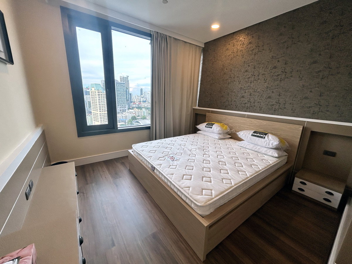 รูป ให้เช่า คอนโด 1 ห้องนอน 1 ห้องน้ำ 52 ตร.ม. ชั้น 20 Aguston Sukhumvit 22 ออกัสตัน สุขุมวิท 22 พร้อมพงษ์ ห้องแต่งตัว walk-in อ่างอาบน้ำ 31,000 บาท/เดือน - รูปที่ 5/15