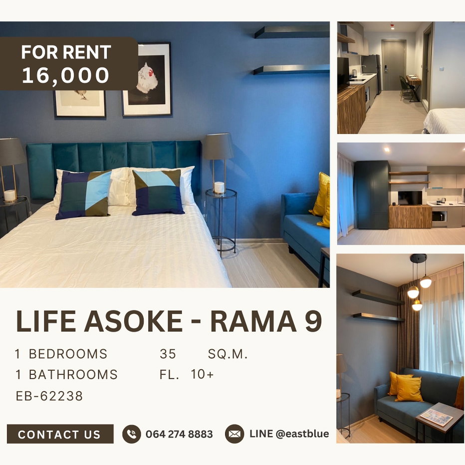 picture one bed room Life Asoke - Rama 9 for rent - 1/9
