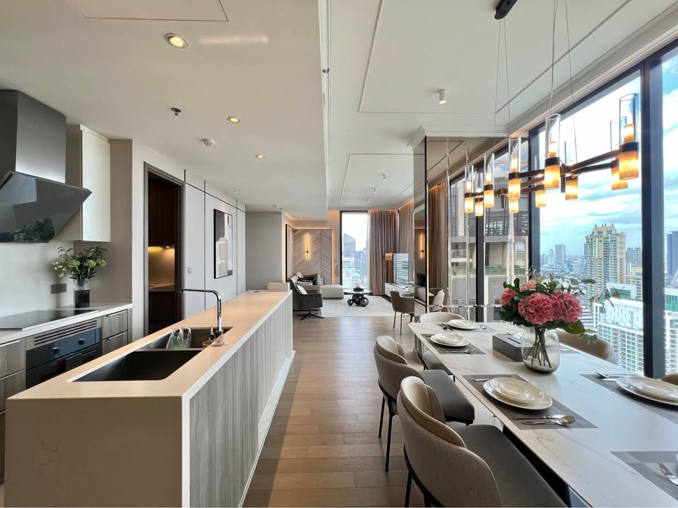 picture Celes Asoke Luxury 3-Bedroom Condo for Rent on High Floor in Asoke! 🏙️✨ - 2/9