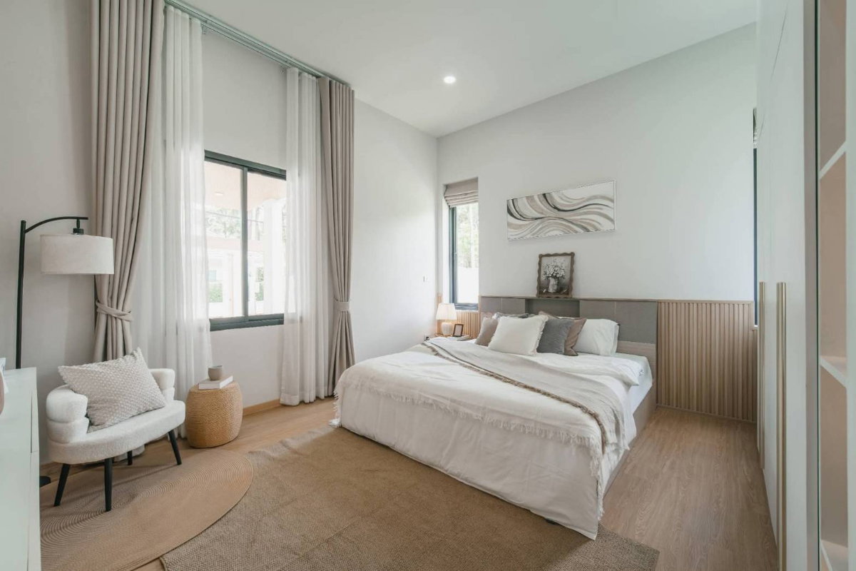 รูป ขาย Luxury Pool Villa @ หมู่บ้านวังตาล หางดง เชียงใหม่ 4 ห้องนอน 5 ห้องน้ำ พร้อมสระว่ายน้ำส่วนตัว (H608) T.0946511456 - รูปที่ 15/17