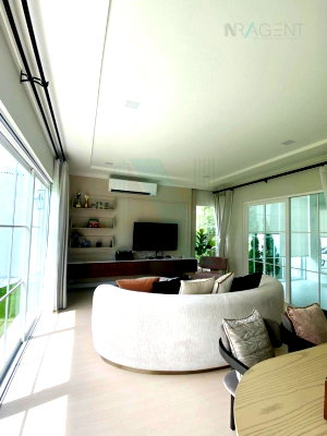 เช่าบ้านเดี่ยว บ.เอ็มเค เรสโตรองต์ กรุ๊ป : 📌 ให้เช่าบ้านเดี่ยว 2 ชั้น ชัยพฤกษ์ บางนา กม.15 4 ห้องนอน 3 ห้องน้ำ