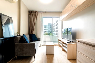 ขายคอนโด : ขายคอนโด เอลลิโอ เดล เรย์ อาคาร H ชั้น 5 1 ห้องนอน ขนาด 34 ตรม ใกล้ โรงเรียนพูนสิน