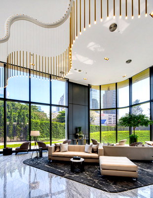 Condos for sale : THE ESSE at SINGHA COMPLEX for Sale 1BR 35 sqm near MRT Phetchaburi 7,990,000 THB ✨