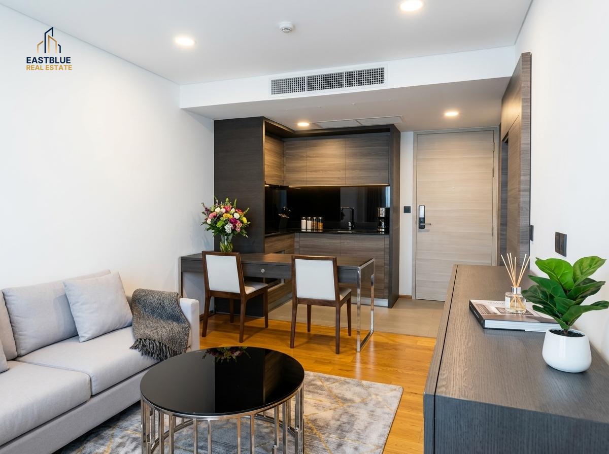 รูป Klass Condo Langsuan 45.15 ตร.ม. ใกล้ BTS ชิดลม ขาย 9,500,000 บาท 🌳 - รูปที่ 2/5