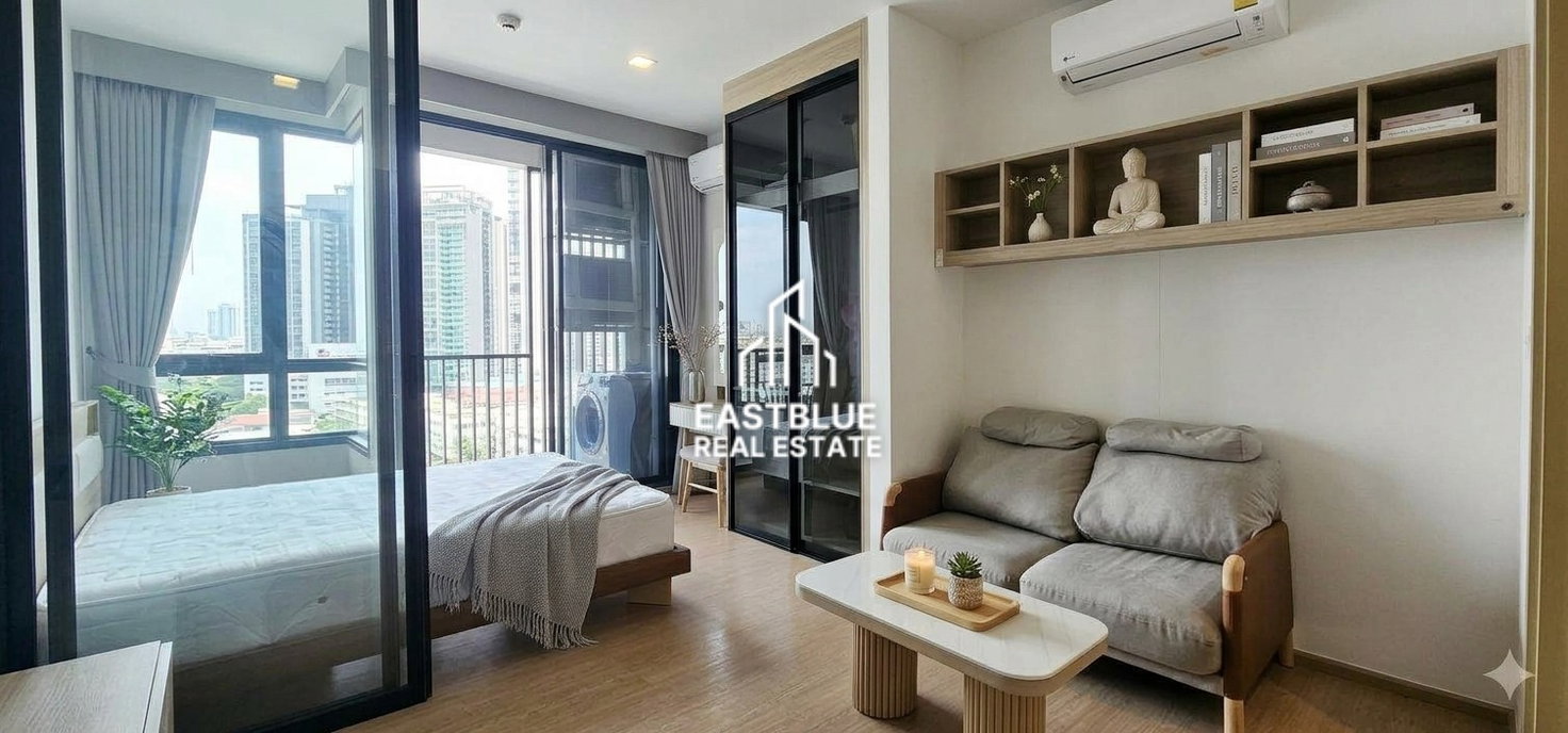 picture Maru Ladprao 15: Modern 1-Bedroom Condo for Rent Near MRT Lat Phrao! 🚇 - 1/9