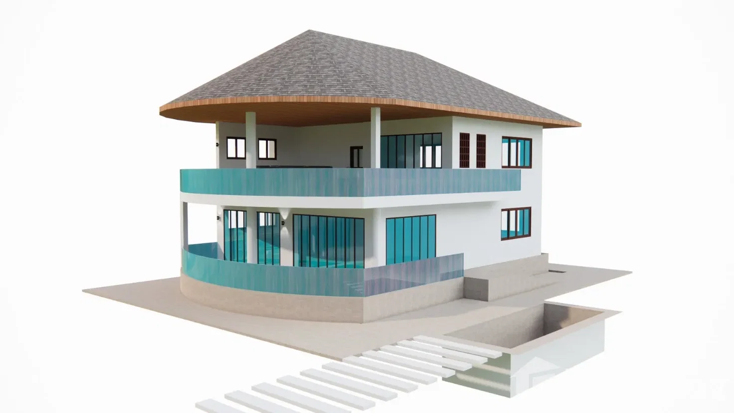 รูป ขาย บ้านเดี่ยว 3 ห้องนอน ใน ตลิ่งงาม, สุราษฎร์ธานี 6855036 - รูปที่ 19/24