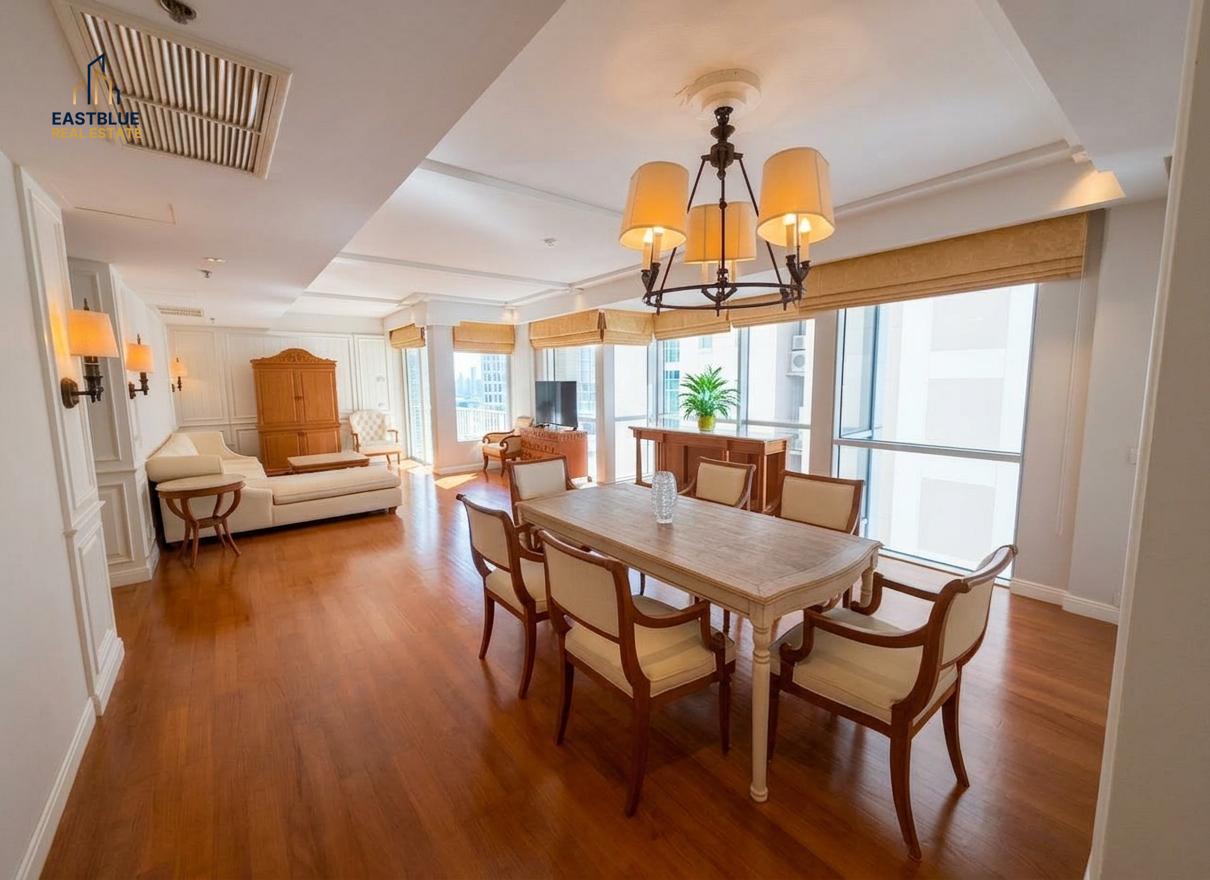 picture For Rent: Langsuan Ville, Spacious 160 sqm in Langsuan ðģ - 2/9