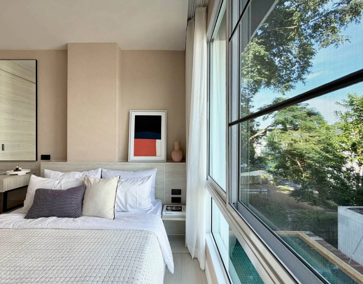 รูป ขาย Casa Condo @ CMU วิวสระว่ายน้ำ หลังมหาวิทยาลัยเชียงใหม่ เฟอร์ฯ ครบ พร้อมอยู่ (C633) T.0946511456 - รูปที่ 5/11