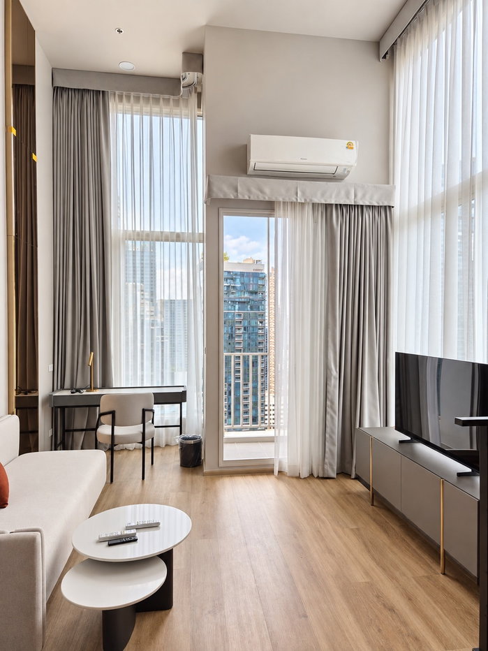 picture 💛Hybrid 1 Bedroom ❤️(For Rent )CultureThonglor  🚝 5 mins to. BTS Thonglor - 5/9