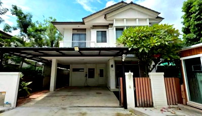 เช่าบ้านเดี่ยว วิทยาลัยพยาบาลทหารอากาศ : บ้านเดี่ยว2ชั้น ให้เช่า 87ตรว.ถนนสุขาภิบาล 5 วัชรพล ใกล้บิ๊กซี สุขาภิบาล 5 / บิ๊กซี ลำลูกกา