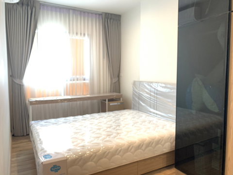 New renovate, Niche Mono Condo, Sukhumvit-Bearing New condo near BTS Bearing, beautiful room, ready to move in, river view