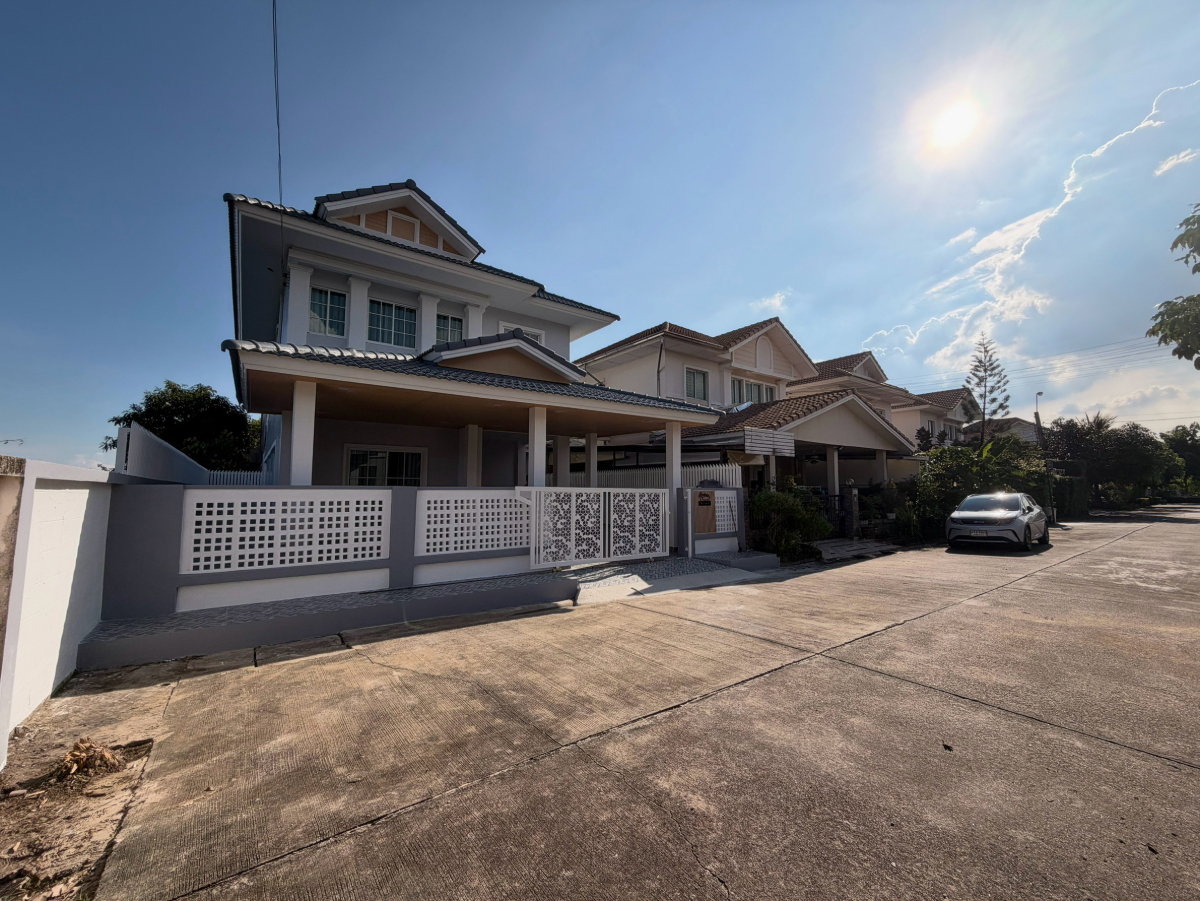 รูป บ้านแฝดสไตล์บ้านเดี่ยว รีโนเวทใหม่ มบ.บุรีรมย์ ถนนเลียบคลองสอง23 ซอยบุรีรมย์21 คลองสามวา เฟอร์นิเจอร์สวยพร้อมอยู่ - รูปที่ 2/19