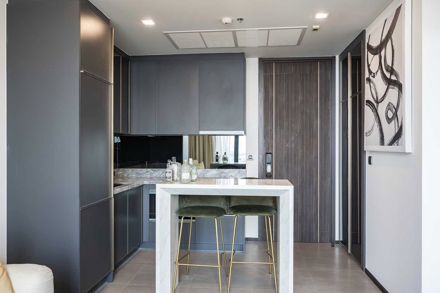 picture Rent luxurious condo at The Monument Sanampao, 1 bed, 1 bath, near BTS Sanam Pao! 🌟 - 3/8