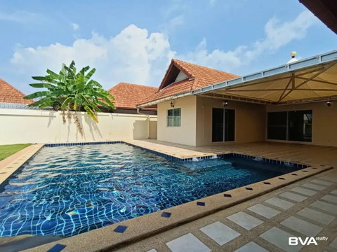 Pool Villa for rent East Pattaya, 4 bedrooms , 4 bathrooms, Siam Country club Road 