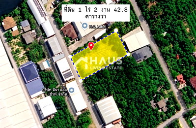 Land for sale :  Sale Land Rama 2 Soi 44 / 1 Rai 2 Ngan 42.8 Sq.wa #LRM2001