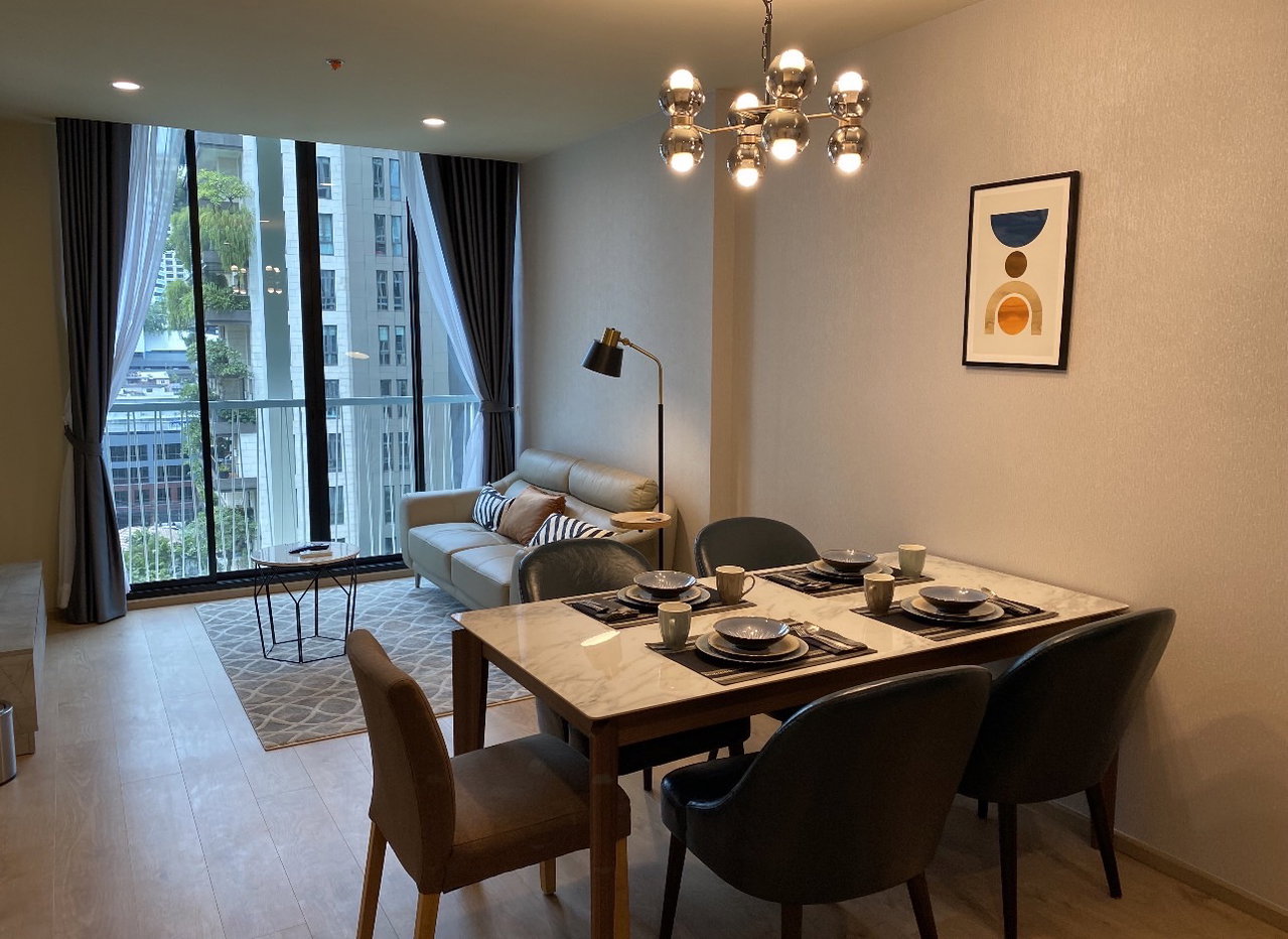 รูป ให้เช่า Noble Recole 2 นอน 60 ตร.ม. ใกล้ BTS อโศก MRT สุขุมวิท 43,000 บาท/เดือน 🌇 - รูปที่ 3/9
