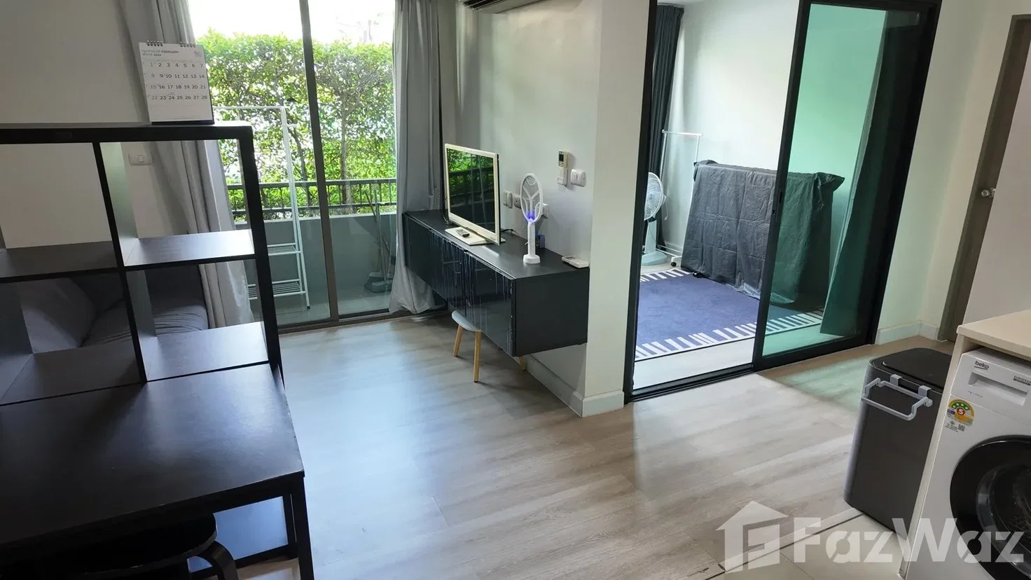 picture Furnished 2-bed 43 sqm, floor 1, 570 m to MRT Huai Khwang 6867968 - 5/11