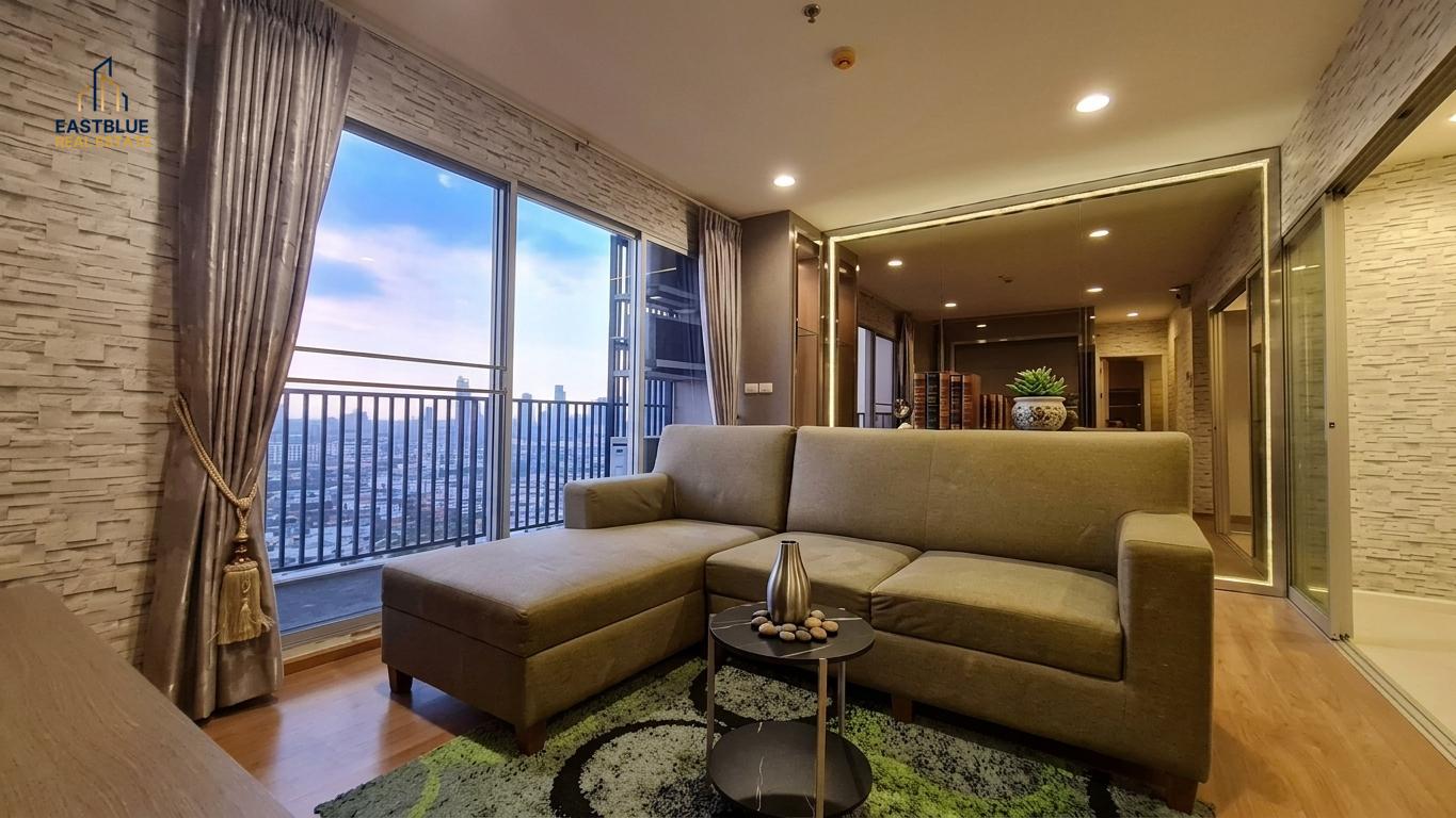 รูป ขายคอนโด Fuse Chan-Sathorn 2 ห้องนอน 56 ตร.ม. ใกล้ BTS สะพานตากสิน 5,500,000 บาท 🌊 - รูปที่ 1/6