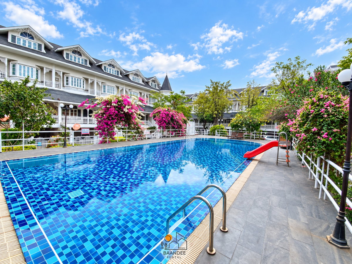 รูป ให้เช่าบ้าน Fantasia Villa 2 (340 ตร.ม.) 4 นอน 3 น้ำ ใกล้โรงเรียนนานาชาติ - รูปที่ 16/17