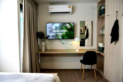 Condos for rent : 🔺 For rent condo THE MUVE RAM 22 Building A, Floor 7,Studio, Room size 24.00 sqm