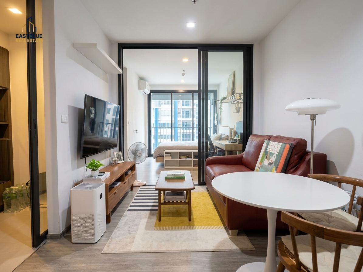 picture For Sale: The Line Phahonyothin Park (B) 1 Bedroom Condo 37 sq.m. Great Facilities! - 1/9