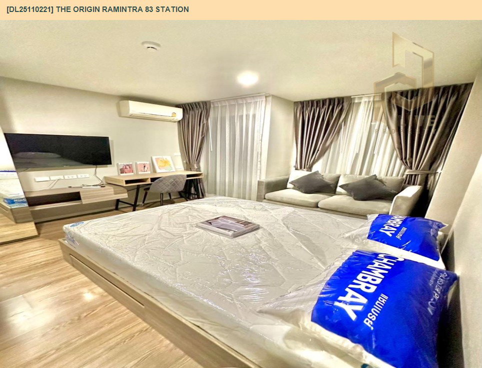 รูป DL25110221 ให้เช่าคอนโด ดิ ออริจิ้น รามอินทรา 83 สเตชั่น (The Origin Ramintra 83 Station) ใกล้ พร้อมเข้าอยู่ โทรด่วน 0653619502 LineID @952jdxxk - รูปที่ 2/14