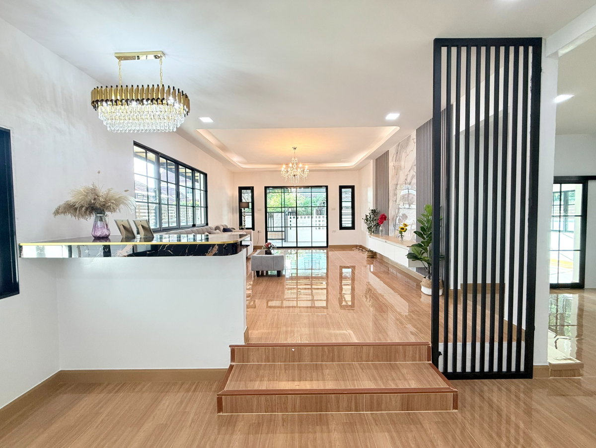 รูป บ้านเดี่ยวหลังใหญ่ ราคาถูกคุ้ม กว้างมาก หมู่บ้าน เคซี.การ์เด้นโฮม 4 ถนนนิมิตใหม่40 สามวาตะวันออก คลองสามวา แต่งสวยเฟอร์นิเจอร์พร้อม - รูปที่ 19/40