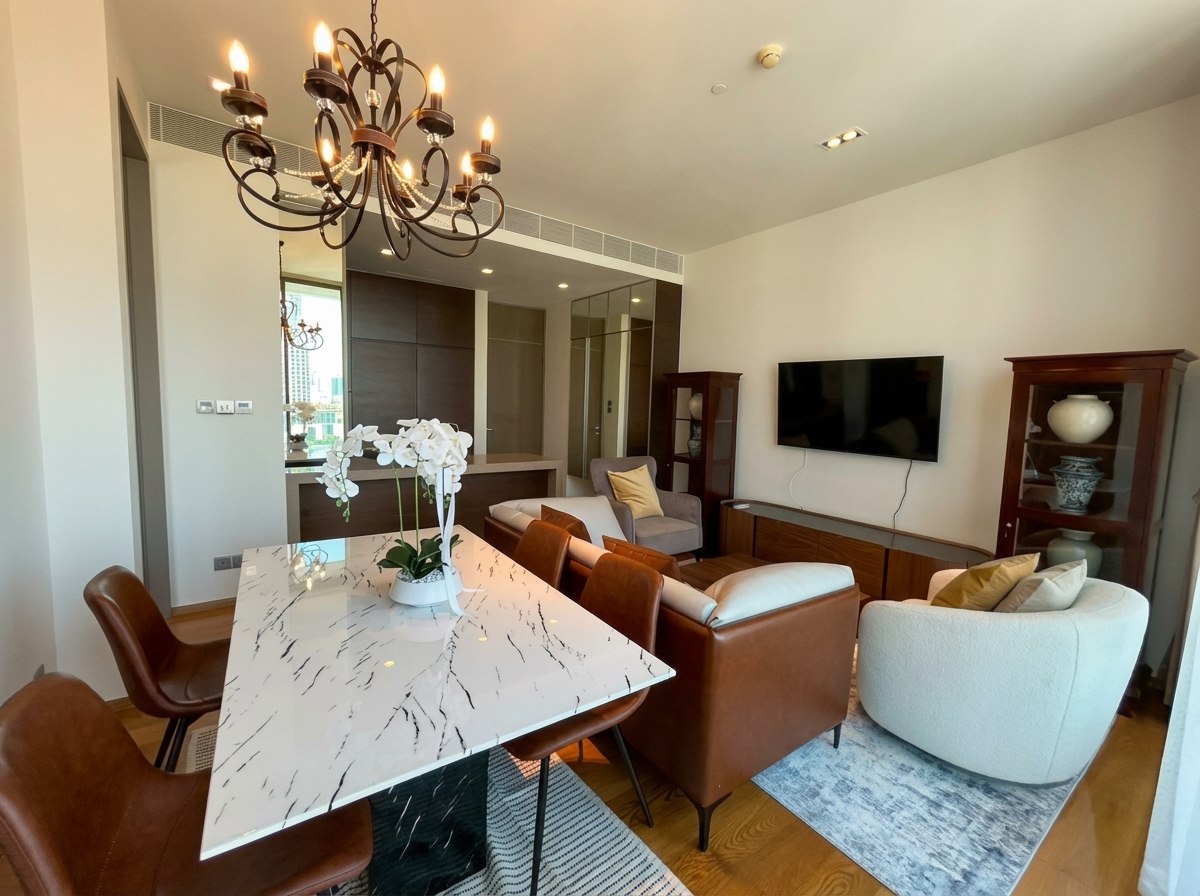 picture For Sale: Saladaeng One, 1-Bed 56.66 sqm, Near MRT Lumphini 💎 - 4/9